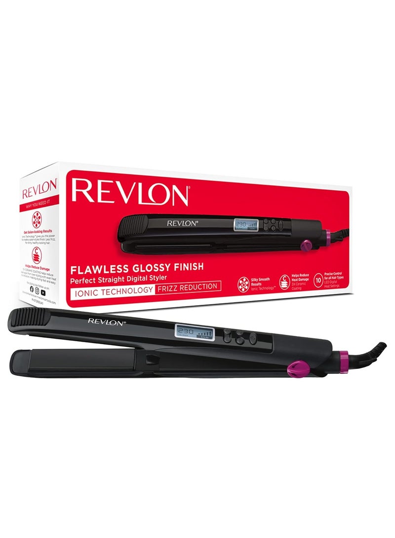 Revlon مستقيم شعر رقمي بتقنية الأيونات مع لمسة نهائية لامعة خالية من العيوب - Image 1