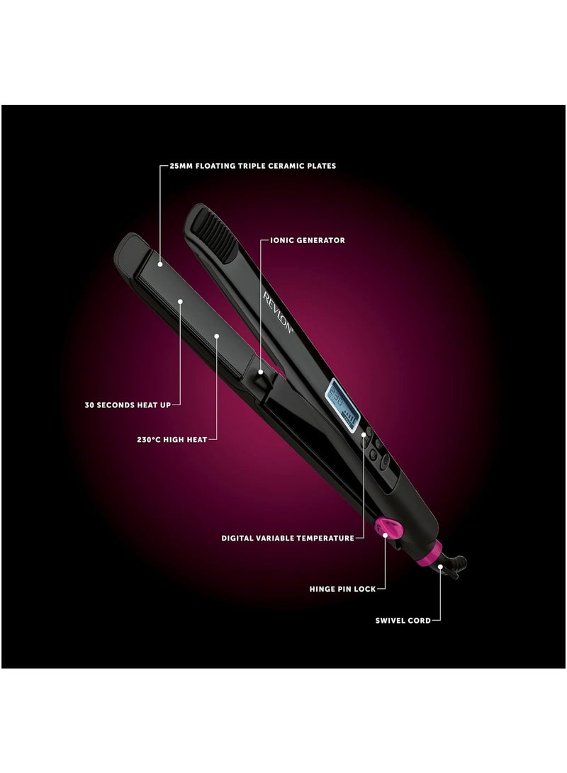 Revlon مستقيم شعر رقمي بتقنية الأيونات مع لمسة نهائية لامعة خالية من العيوب - Image 2