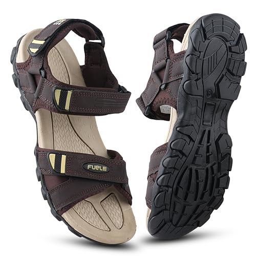 FUEL Adam Sandals & Floaters for Mens & Boys Comfortable & Lightweight Dailywear, Anti-Skid Flexible & Breathable for Running, Walking Stylish Casual Sandal for Outdoor Footwear For Gents - Image 1
