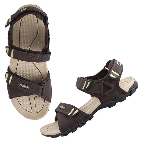 FUEL Adam Sandals & Floaters for Mens & Boys Comfortable & Lightweight Dailywear, Anti-Skid Flexible & Breathable for Running, Walking Stylish Casual Sandal for Outdoor Footwear For Gents - Image 5