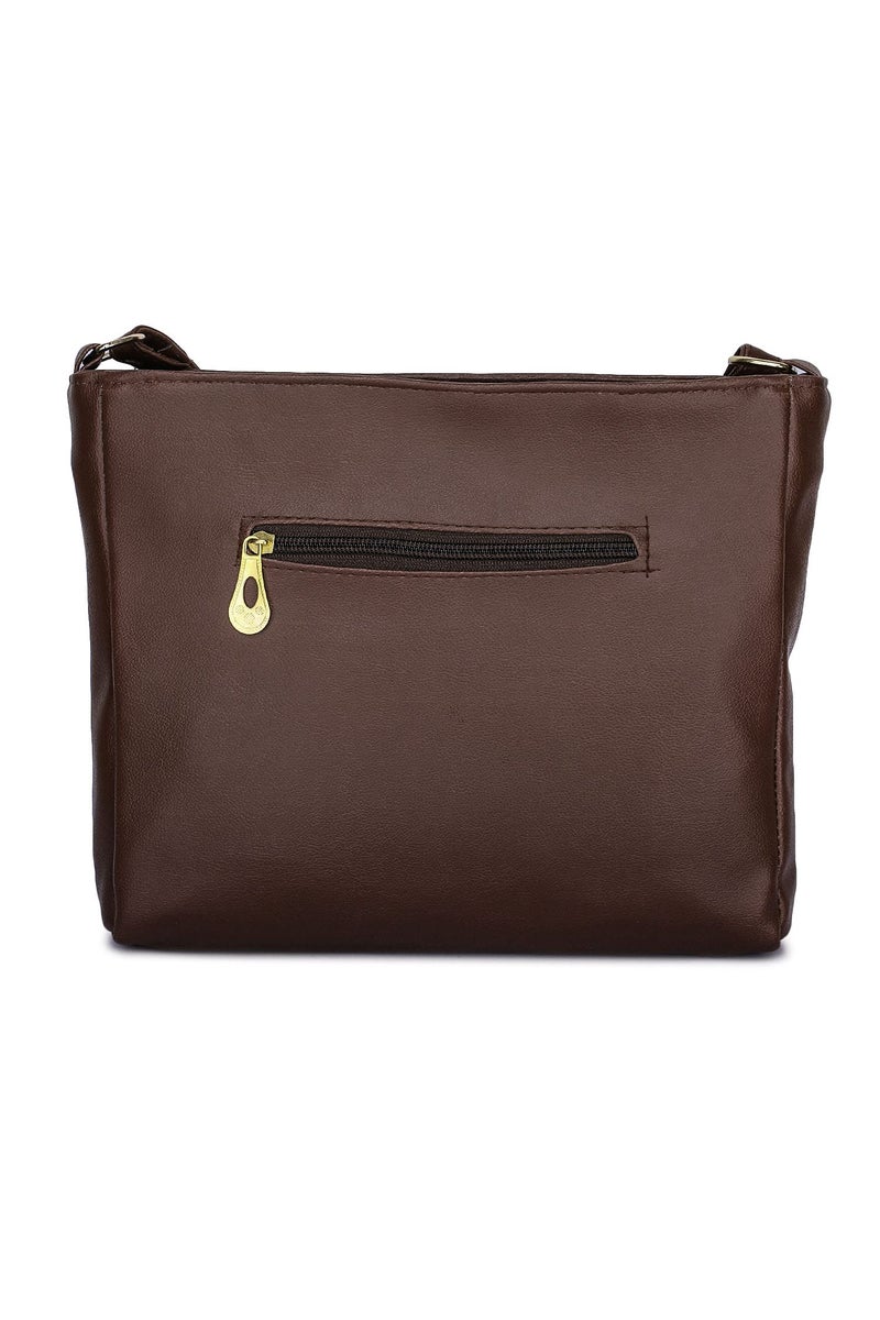GLOSSY Girls' Sling Bag . (uf777088_Brown) - Image 4