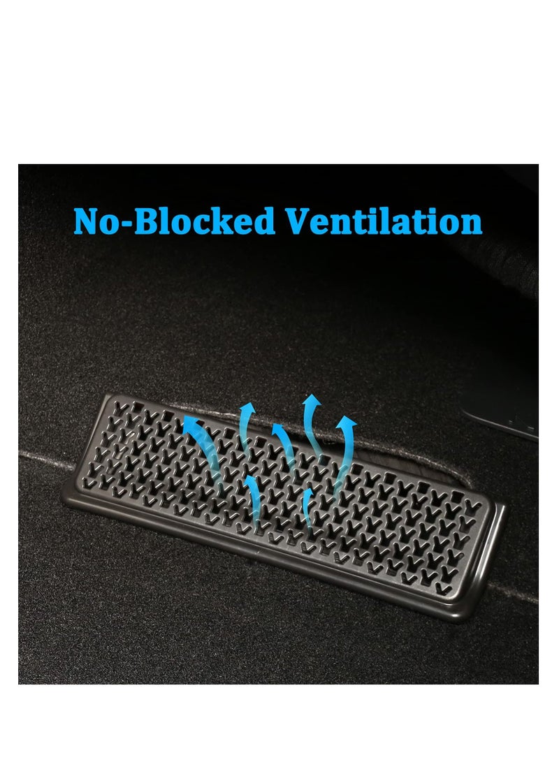 SYOSI Backseat Air Vent Cover for Tesla Model Y, 2 Pack Rear Seat Air Flow Vent Grille Protection Air Condition Outlet Interior Accessories - Image 5