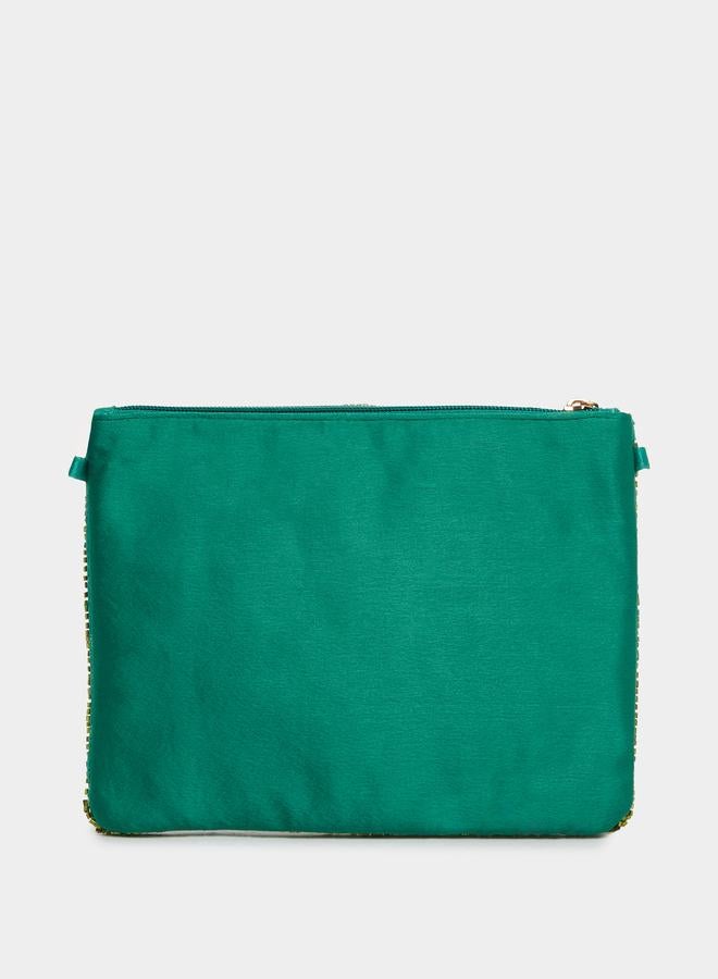 Styli Embellished Beaded Clutch - Image 4