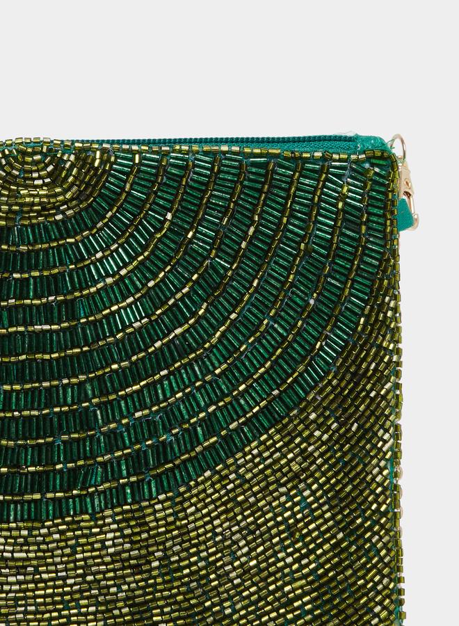 Styli Embellished Beaded Clutch - Image 5