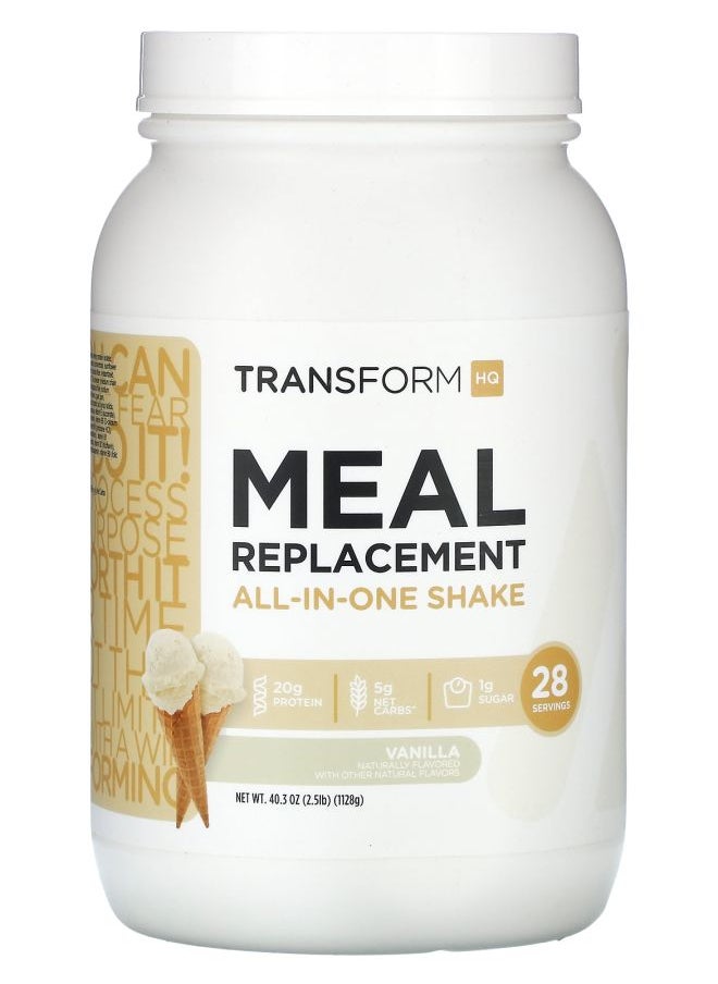 TransformHQ Meal Replacement All-in-One Shake Vanilla 2.5 lb 40.3 (1128 g) 