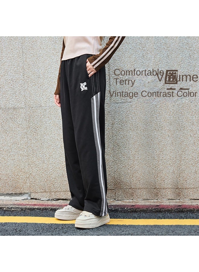XTEP Fashion Trend】men's And Women's Knit Sports Pants With Classic Side Stripes, Casual Couple's Athletic Trousers - Image 2