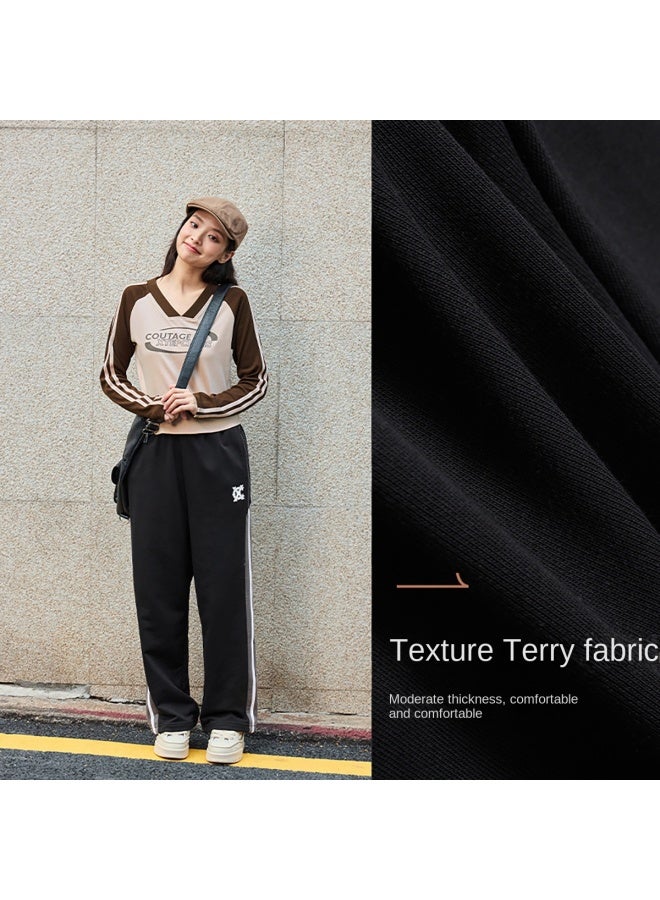 XTEP Fashion Trend】men's And Women's Knit Sports Pants With Classic Side Stripes, Casual Couple's Athletic Trousers - Image 4