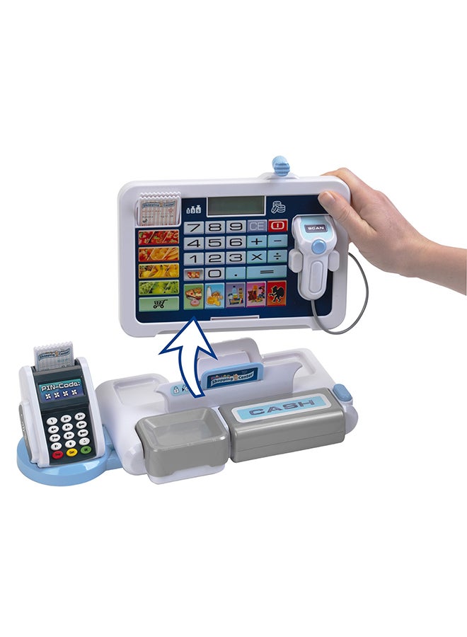Klein Toys Tablet Cash Station I Play Cash Register With Sound And Detachable Tablet, Pos Terminal With Mechanical Function, Scanner And Play Money I Toys For Children Aged 3 Years And Over - Image 4