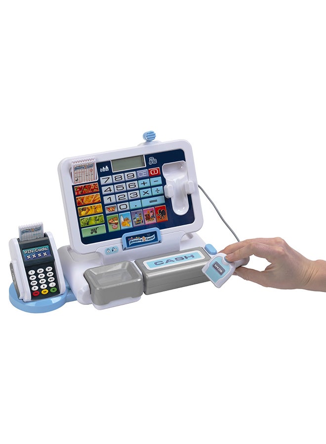 Klein Toys Tablet Cash Station I Play Cash Register With Sound And Detachable Tablet, Pos Terminal With Mechanical Function, Scanner And Play Money I Toys For Children Aged 3 Years And Over - Image 5