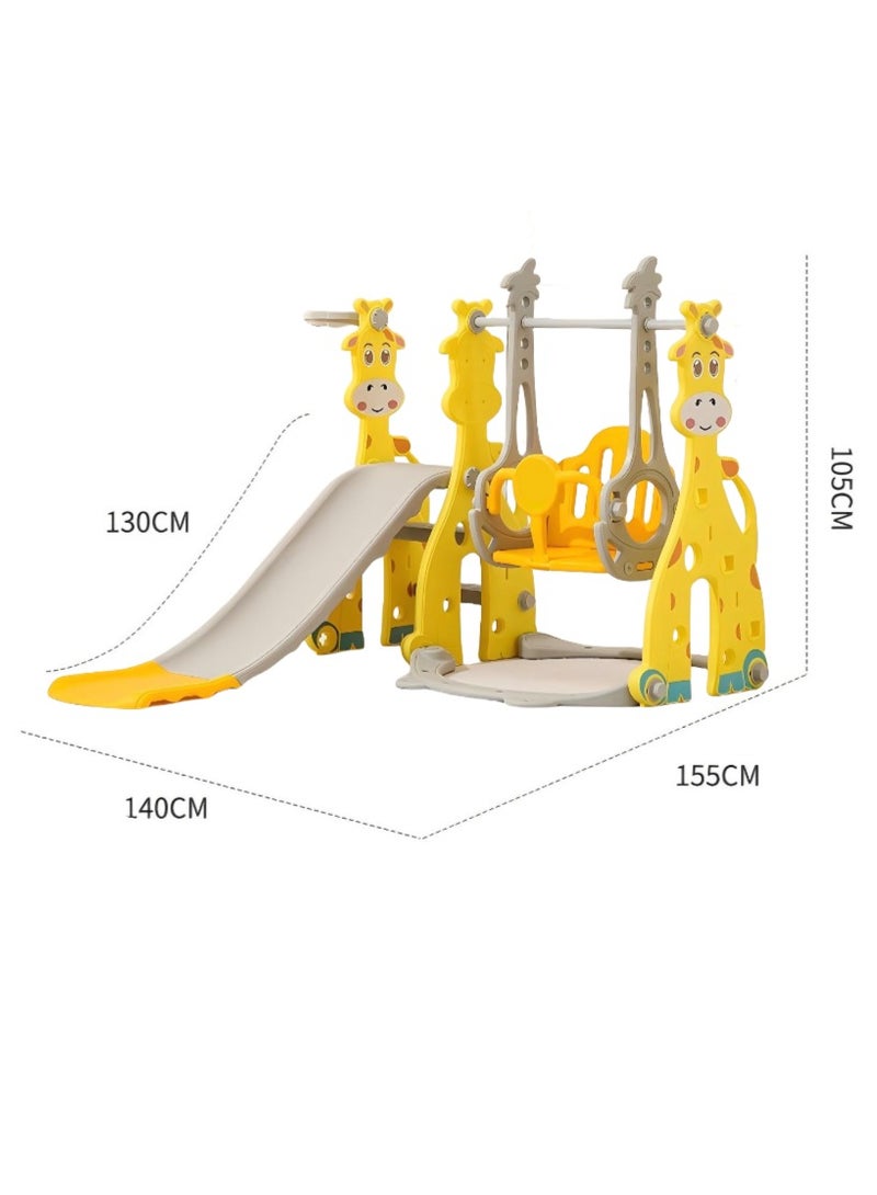 شريحة طفل صغير للأطفال الذين تتراوح أعمارهم بين 2 3 4 5 6 7 8 9، شريحة الطفل والأرجوحة للأطفال في الهواء الطلق في الأماكن المغلقة 3-10 سنوات من العمر، لعبة لعبة المنزل للبنين والبنات (A2) - Image 3