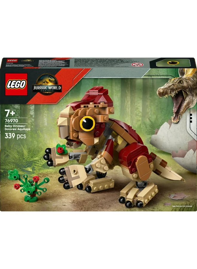 ليغو مجموعة لعبة الديناصورة الصغيرة دولوريس: أكويلوبس 76970 من ليغو® Jurassic World