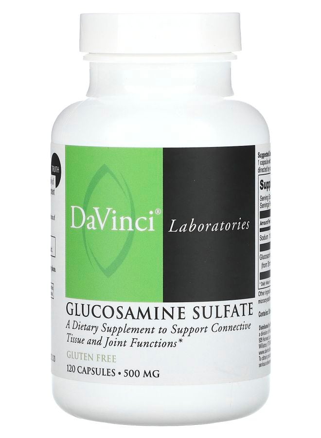 DaVinci Laboratories Glucosamine Sulfate 500 mg 120 Capsules