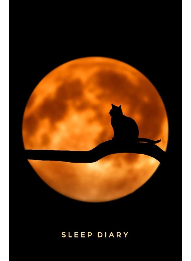 Sleep Diary Full Moon Cat  - Image 1
