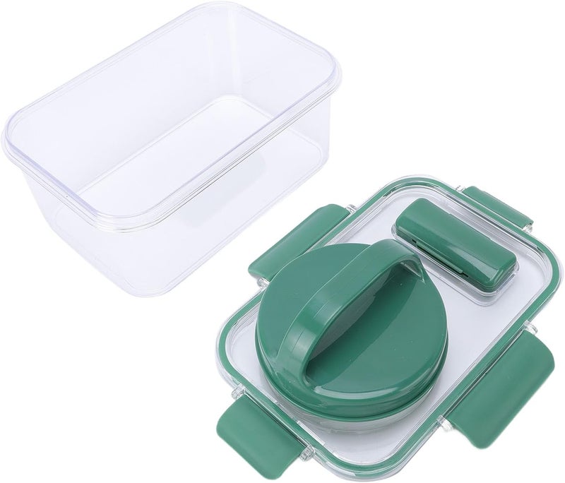 Salad jar, reusable leakproof plastic container with sauce cup and fork, microwave safe for lunch picnic outdoor travel - Image 2