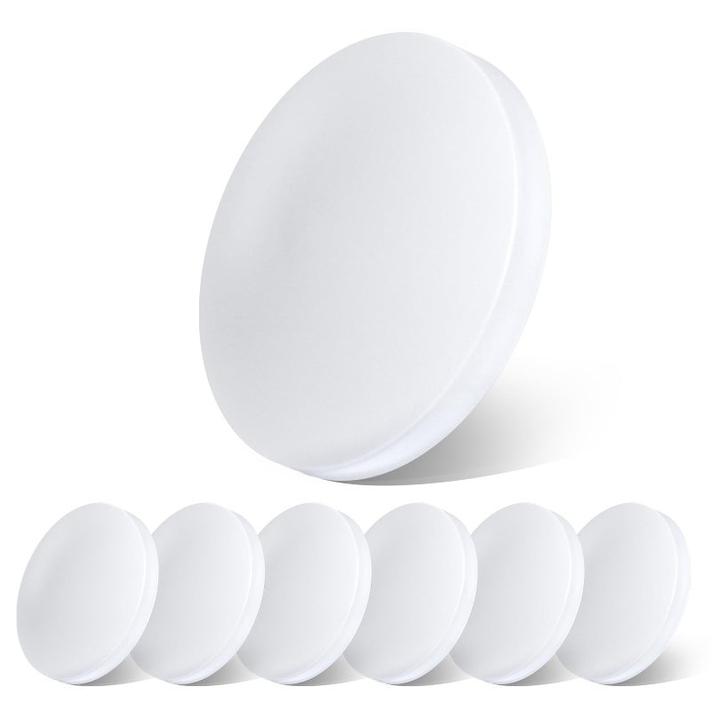 acegoo 12V LED Ceiling Dome Light, RV Interior Puck Light, 12 Volt Overhead Panel Light for Motorhome Travel Trailer Camper Van Boat, CRI 90+ Surface Mount DC 12V 6-Pack (5000K Cool White) - Image 1