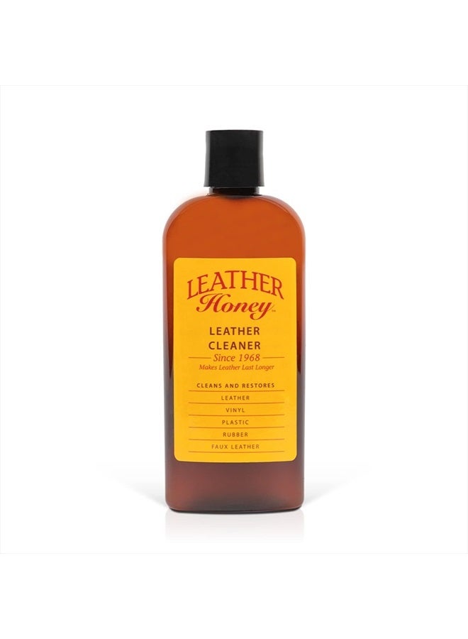 Leather Honey Leather Cleaner: Non-Toxic Leather Care Made in the USA Since 1968. Deep Cleans Leather, Faux & Vinyl - Couches, Car Seats, Purses, Tack, Shoes & Bags. Safe Any Colors & White Leather  - Image 1