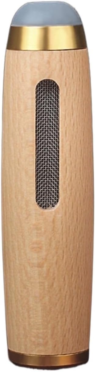 Mockery Car Ashtray, Portable Handheld Mini Ashtray, No-Soot Ash Tray for Outdoor Indoor Car Smoking, Lightweight Anti Soot-flying Cigarette Cover, Man Fathers Gift (Color: Wood-Gold-D1G) - Image 1