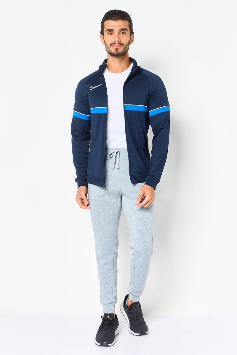 Nike Men Dri Fit Embroidered Logo Training Jacket, Dark Navy - Image 2