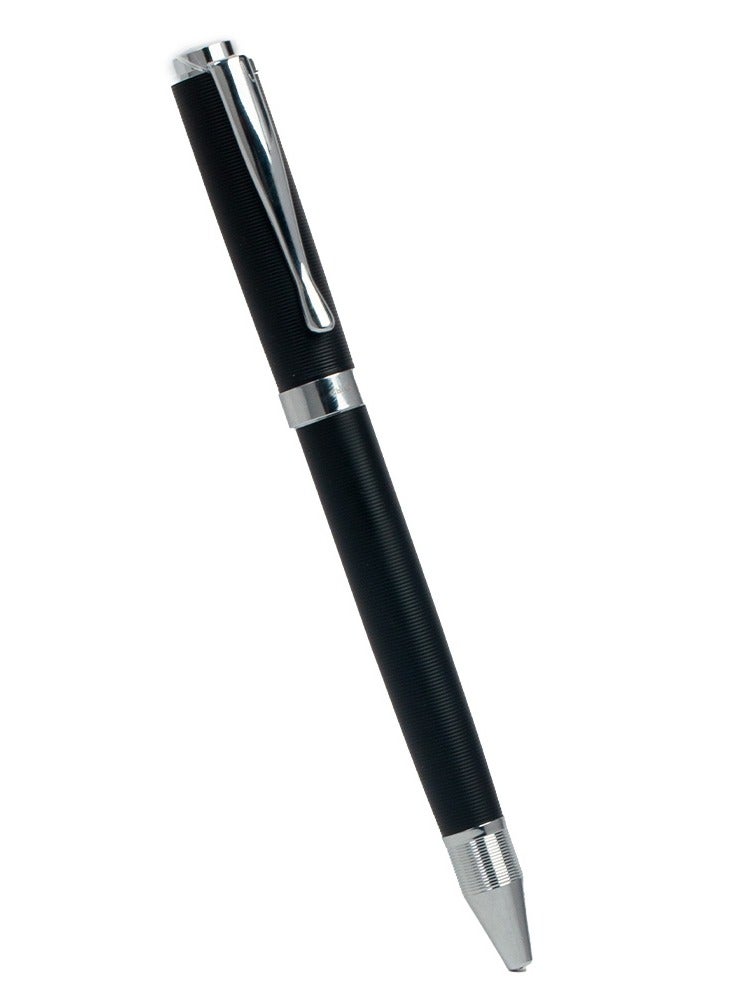 RS Men's RS pen in black metal with blue ink - Image 1