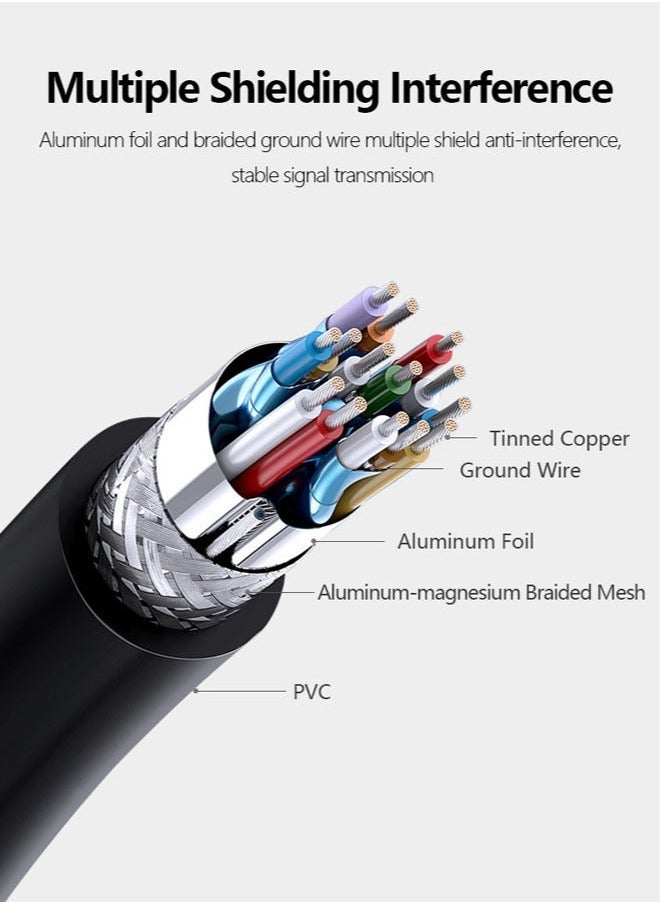 Chixing - محول USB C إلى HDMI VGA ، محول USB نوع C إلى VGA HDMI محول Thunderbolt 3 VGA لجهاز MacBook Pro / iPad Pro / Air 2020 2019 2018 ، Dell XPS 13/15 ، Surface Pro ، Galaxy S8/S9 ، Huawei P20 - Image 1