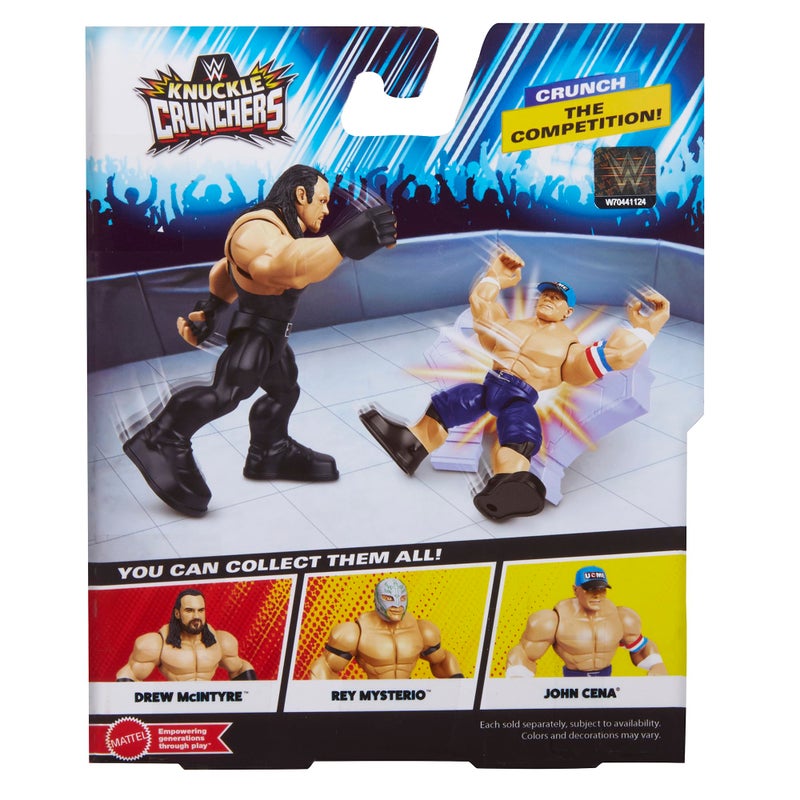 WWE Undertaker Knuckle Crunchers 6 Toy Wrestling Action Figure - Image 3