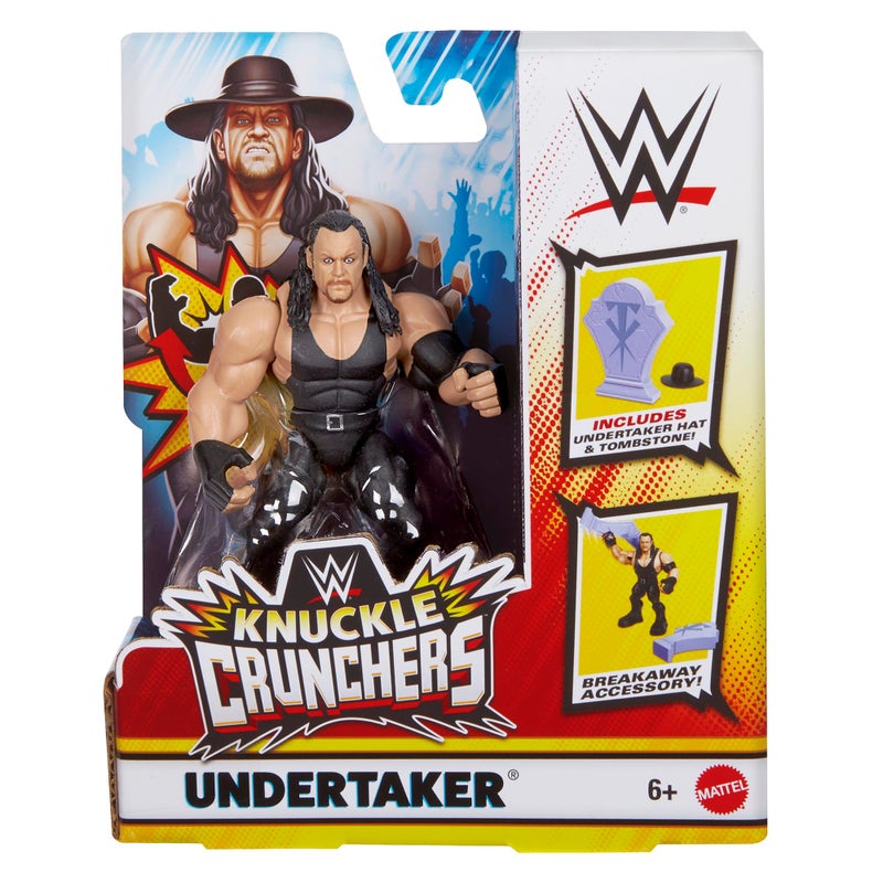 WWE Undertaker Knuckle Crunchers 6 Toy Wrestling Action Figure - Image 1