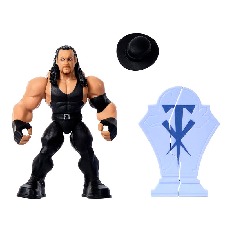 WWE Undertaker Knuckle Crunchers 6 Toy Wrestling Action Figure - Image 2