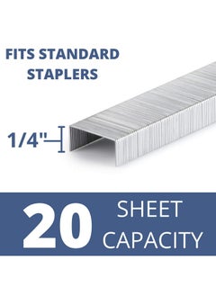 Mr. Pen - Staples For Stapler, 10000 Staples, 1/4 Inch Staples, 20 Sheet Capacity (26/6), Standard Staples, Staples Office Supply, Office Staples, Jam Free, Staples Standard, Staples Refill, One Touch  - Image 2
