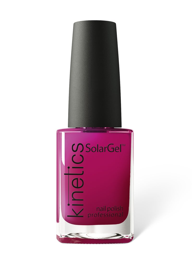 KINETICS طلاء أظافر سولارجيل بروفيشنال 15 مل | رقم 418 أحمر يشبه المرآة - Image 1