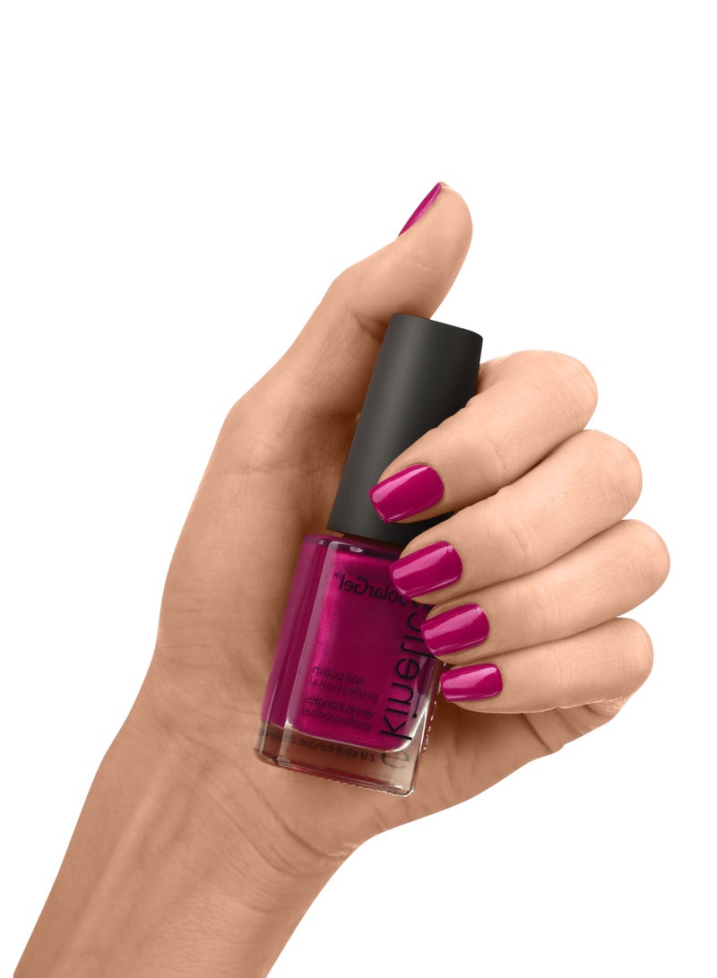 KINETICS طلاء أظافر سولارجيل بروفيشنال 15 مل | رقم 418 أحمر يشبه المرآة - Image 2