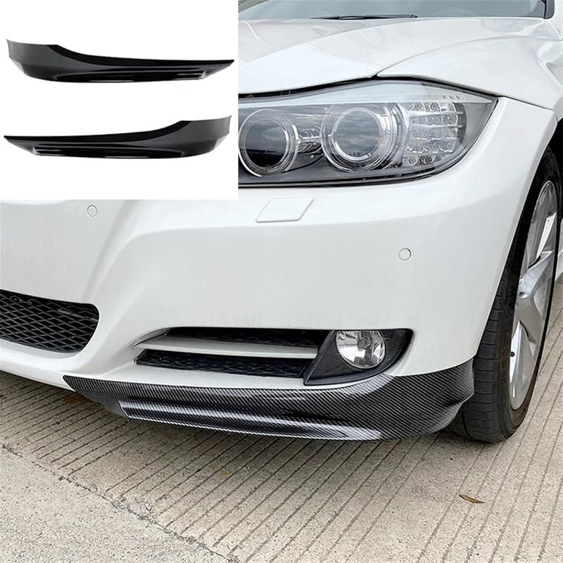 QASULER Front Bumper Side Splitter Spoiler for BMW 3 Series - Image 3