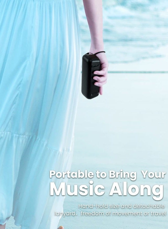 LENRUE Bluetooth Speaker,Wireless Portable Speakers with TWS, 12H Playtime, Clear Sound for Home,Travel and Outdoor,Handfree Calls Compatible with for iPhone, Samsung Android and More - Image 4