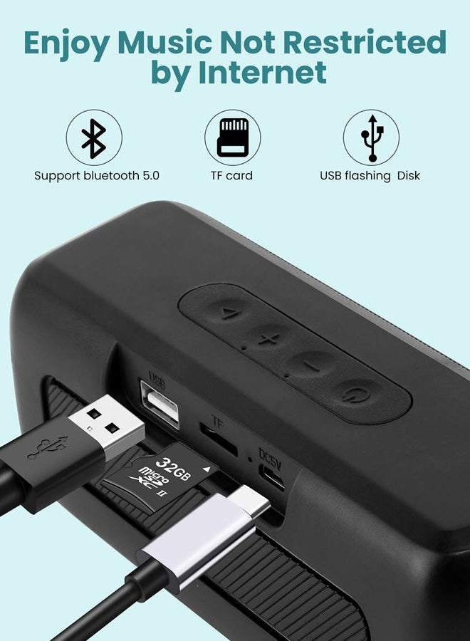 LENRUE Bluetooth Speaker,Wireless Portable Speakers with TWS, 12H Playtime, Clear Sound for Home,Travel and Outdoor,Handfree Calls Compatible with for iPhone, Samsung Android and More - Image 5