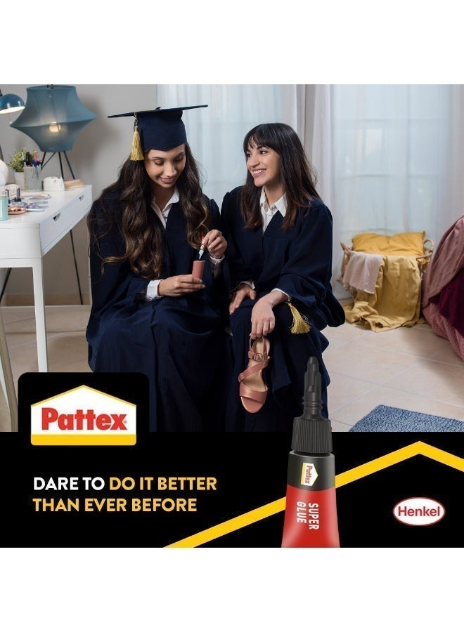 Pattex Super Glue Mini Dose,Strong All Purpose Adhesive for Repairs,Easy to Use Instant Super Glue, 1g, Pack of 3 - Image 4