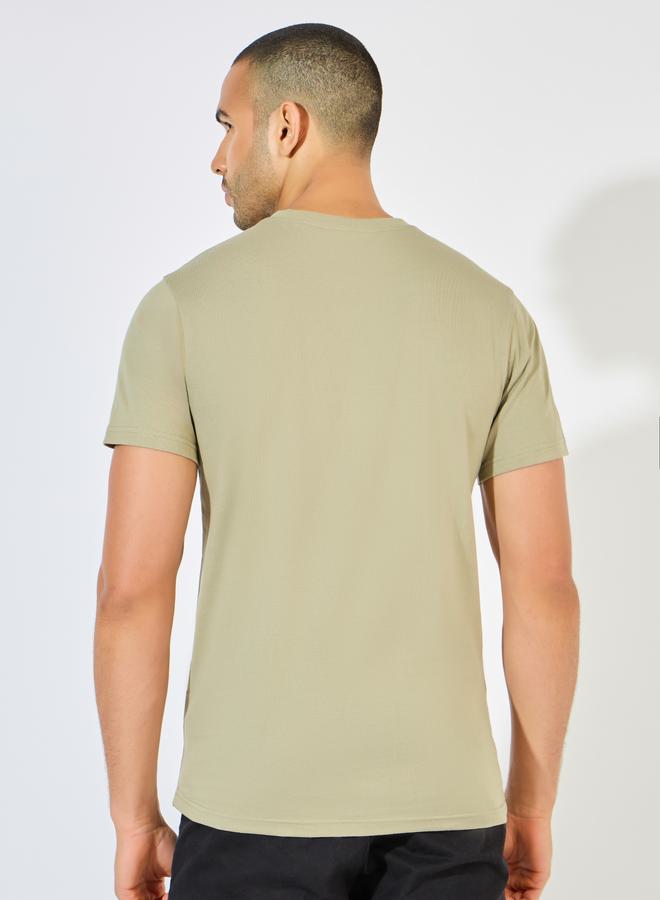 ستايلي تيشيرت جيرسيه بقصة عادية واكمام قصيرة - Image 5