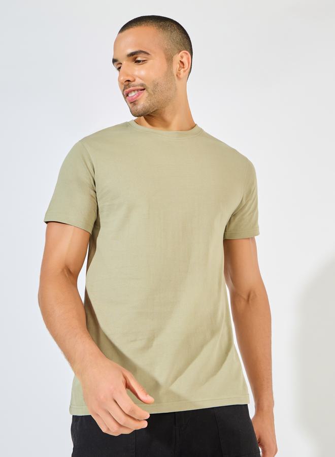 ستايلي تيشيرت جيرسيه بقصة عادية واكمام قصيرة - Image 3