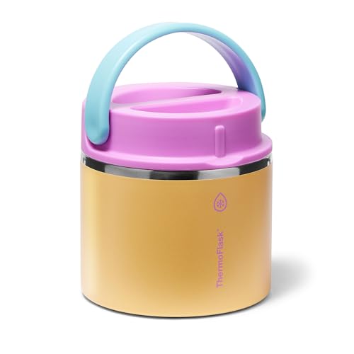 ThermoFlask Insulated Food Jar with Leakproof Lid 20 oz Candy Oasis Stainless Steel Food Containers for Hot Cold Meals Lunch Soup Snacks - Image 3