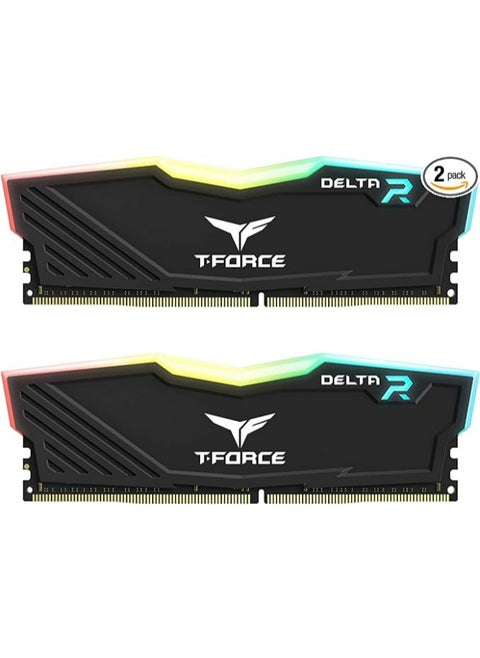 TEAMGROUP Team T-Force Delta RGB DDR4 Gaming Memory, 2 x 16 GB, 3600 Mhz, 288 Pin DIMM