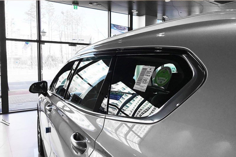 AUTO CLOVER Side Window Deflectors 6pcs for 2021-2023 Hyundai Santa Fe by AUTO CLOVER - Image 5