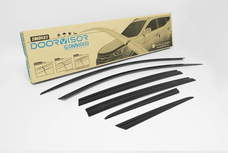 AUTO CLOVER Side Window Deflectors 6pcs for 2021-2023 Hyundai Santa Fe by AUTO CLOVER - Image 3