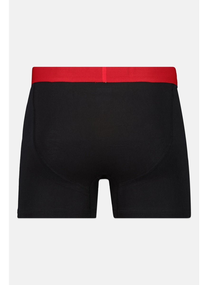 Levi's Men 4 Pcs Brand Logo Boxer Brief, Black  - Image 3