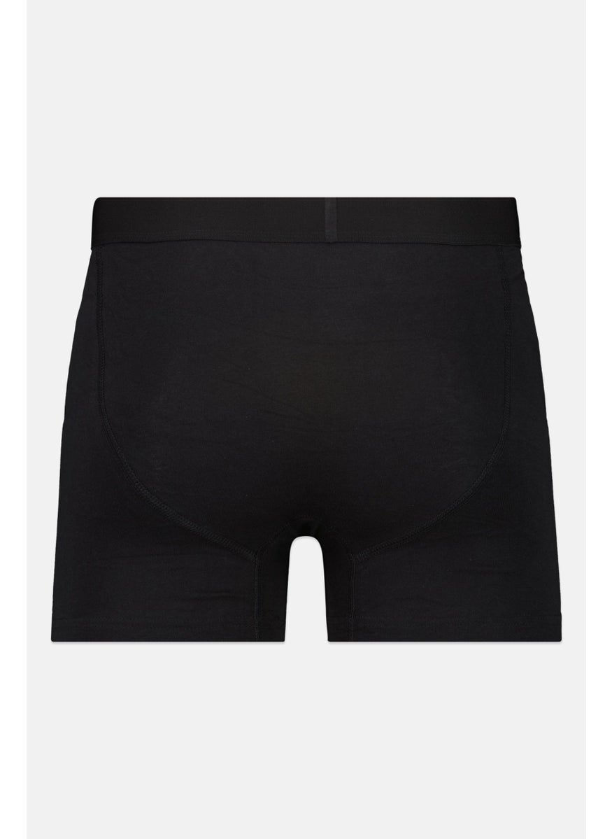 Levi's Men 4 Pcs Brand Logo Boxer Brief, Black  - Image 2