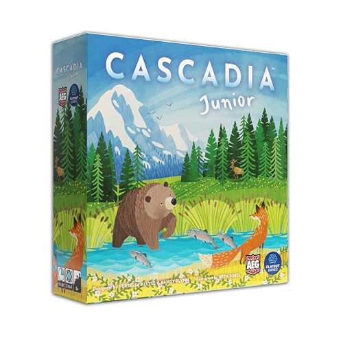 AEG & Flatout Games | Cascadia Junior - Based on The Award-Winning Board Game, Cascadia | 2-4 Players | Ages 6+ | Easy to Learn | Quick to Play | - Image 1