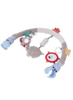 Velaurs Baby Crib Clip Plush Toy Pendant, Baby Stroller Hanging Elephant Animal  - Image 2