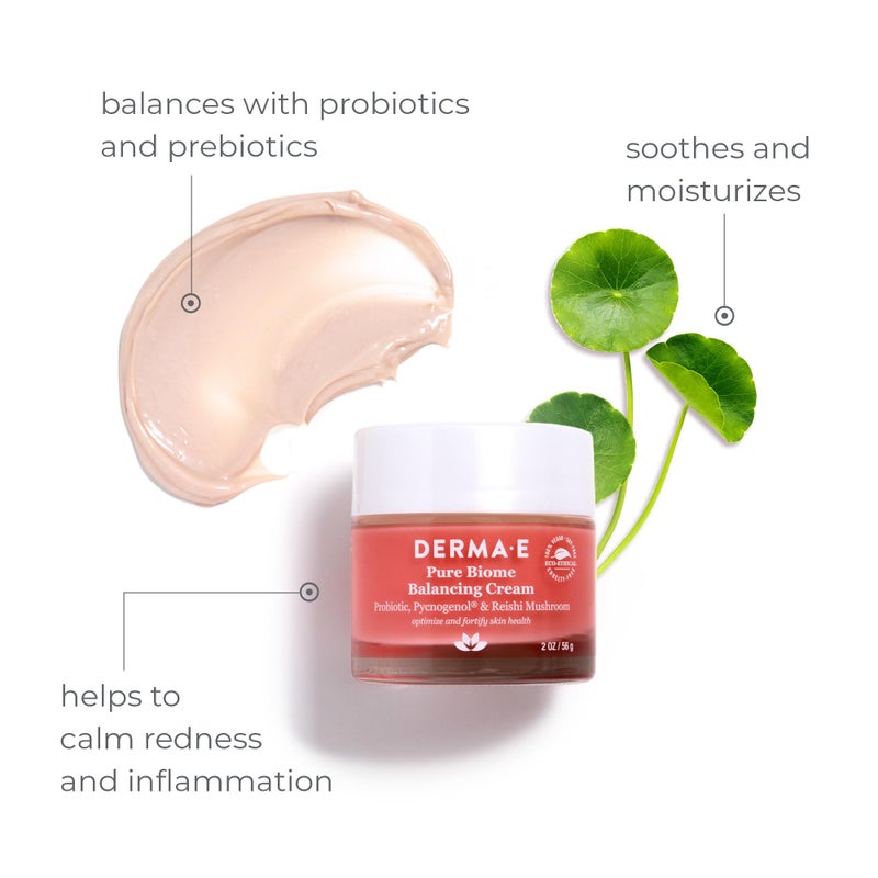 derma-e Derma E Pure Biome Balancing Cream, 2 OZ - Image 2