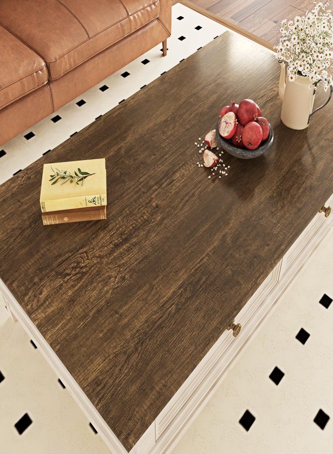 WESTICK Wood Contact Paper Peel and Stick Wallpaper Wood Vinyl Wrap Distressed Wood Grain Contact Paper for Countertops Waterproof Wood Wall Paper for Bedroom Kitchen Cabinet Shelf Liner 80x15.75 in - Image 2