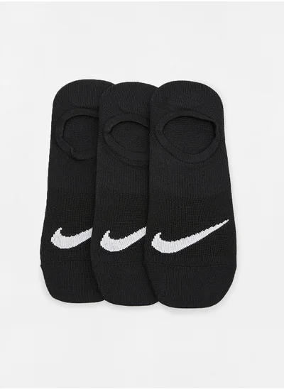 Nike Everyday Plus Lightweight Footie Socks (Pack of 3)