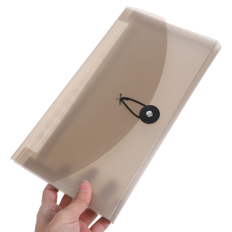 A6 Expanding Accordion File Organizer 13 Compartments With Neck Strap For Documents Receipts Bills - Image 4