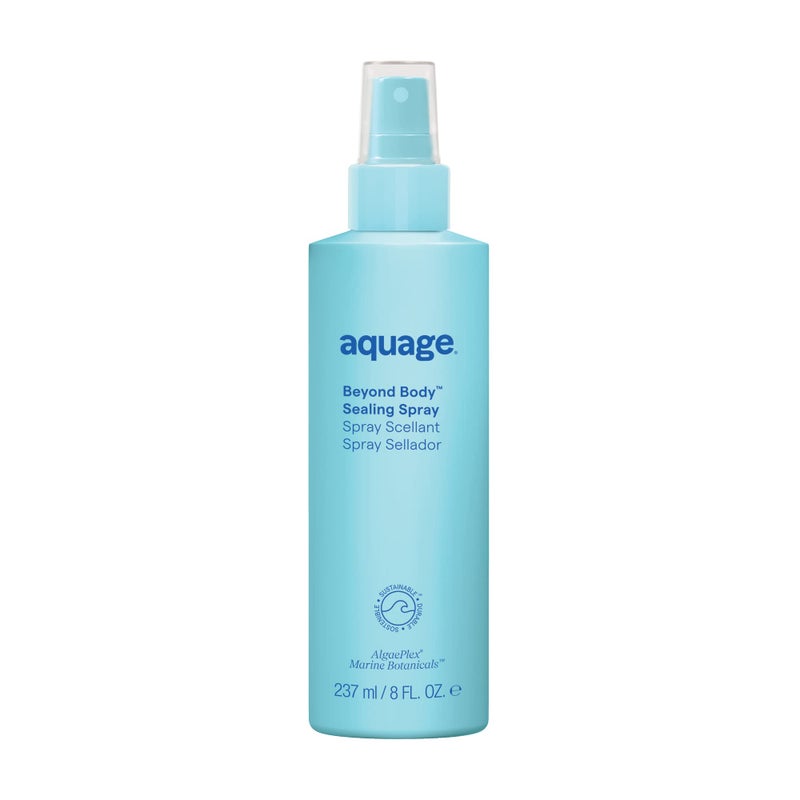 AQUAGE Beyond Body Sealing Spray, Medium Hold, Non-Aerosol Heat-Activated Spray Prevents Heat Damage and fl.yaways, Adds Body and Shine for Smooth Healthy Hair, 8 oz - Image 1