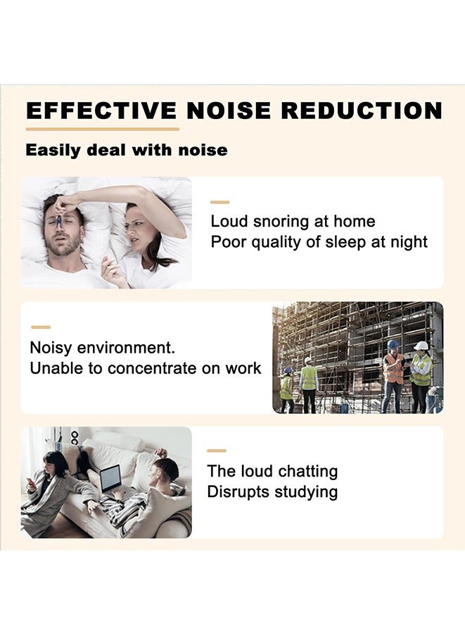 Generic 30 Pairs of Bottled PU Foam Ultra-Soft Earplugs for Good Sleep - Slow Rebound Anti-Noise Earplugs with 38dB Noise Reduction and Sound Insulation (Mixed Colors 30 Pairs/60PCS)  - Image 5